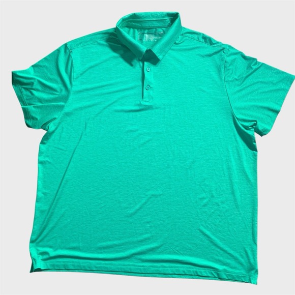 Member's Mark Shirt Adult 3XL XXXL Green Polo Performance Golfing Active Mens - Picture 1 of 7